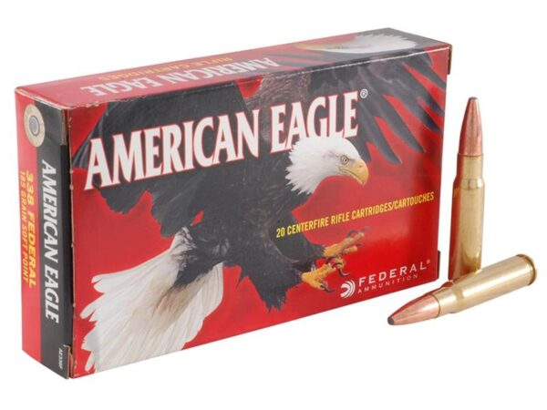 Federal American Eagle .338 Federal 185 Gr. Soft Point - Box of 20