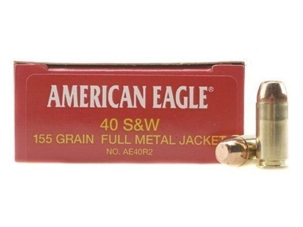Federal American Eagle .40 S&W 155 Gr. Full Metal Jacket- Box of 50