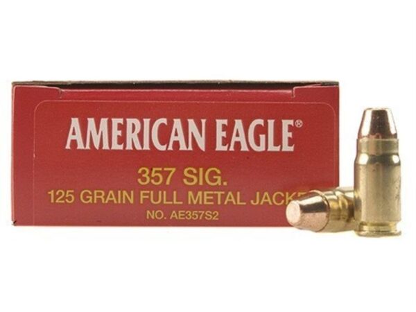 Federal American Eagle .357 Sig 125 Gr. FMJ - Box of 50