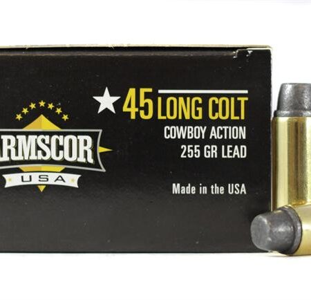 Armscor Cowboy Action .45 Long Colt 255 Gr. Lead Flat Nose- Box of 50