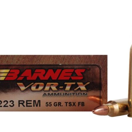 Barnes VOR-TX .223 Remington 55 Gr. TSX Bullet Hollow Point Lead-Free- Box of 20