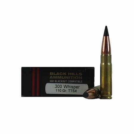 Black Hills .300 Blackout 110 Gr. Tipped TSX Bullet- Lead-Free- Box of 20