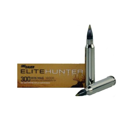 SIG SAUER Elite Hunter .300 Winchester Magnum 180 Gr. Tipped Hunter- Box of 20