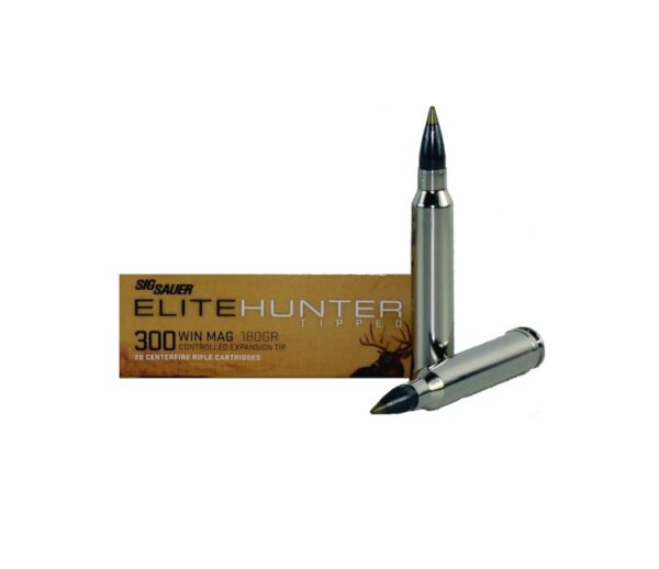 SIG SAUER Elite Hunter .300 Winchester Magnum 180 Gr. Tipped Hunter- Box of 20