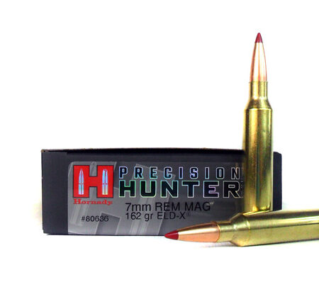 Hornady Precision Hunter 7mm Remington Magnum 162 Gr. ELD-X- Box of 20