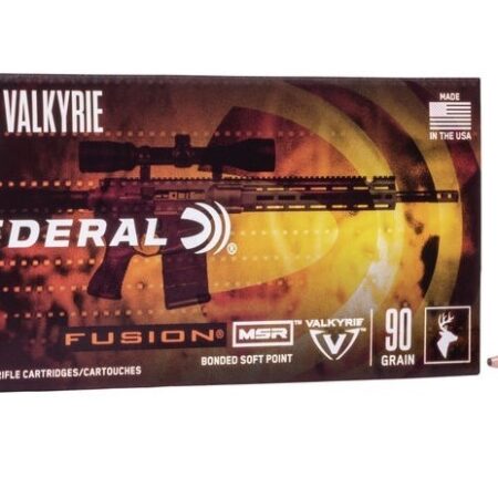 Federal Fusion MSR .224 Valkyrie 90 Gr. Bonded Soft Point- Box of 20