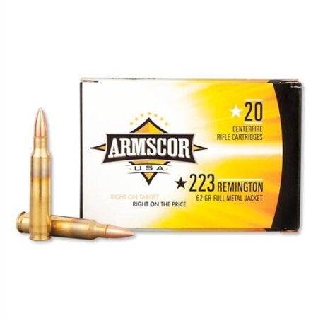 Armscor .223 Remington 62 Gr. Full Metal Jacket- Box of 20
