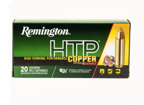 Remington HTP Copper .450 Bushmaster 250 Gr. Barnes Tipped TSX Hollow Point Boat Tail- Lead-Free- Box of 20