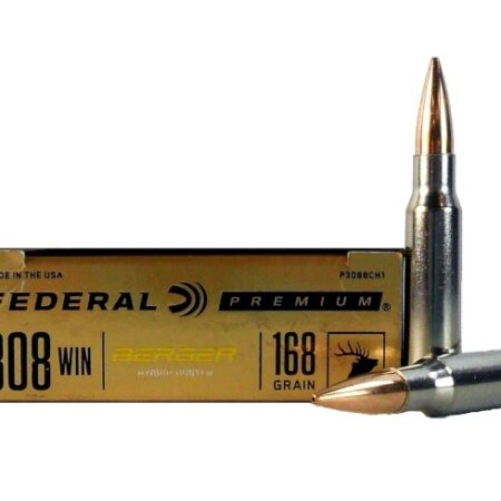 Federal Premium Hybrid Hunter .308 Winchester 168 Gr. Berger Hybrid Hunter- Box of 20
