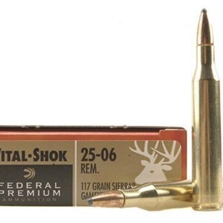 Federal Premium Vital-Shok .25-06 Remington 117 Gr. Sierra GameKing BTSP- Box of 20