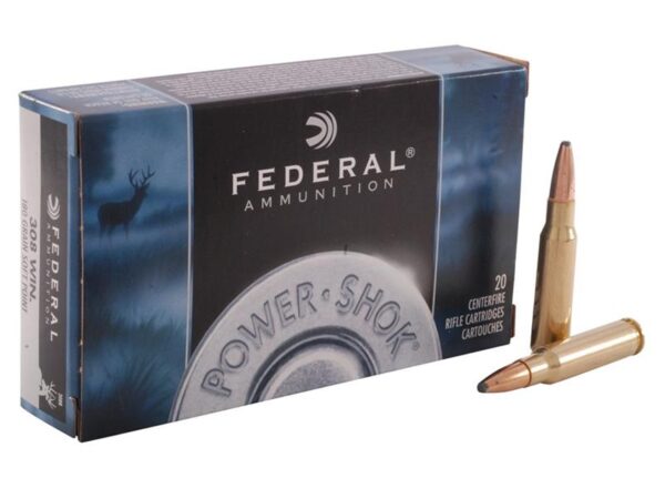Federal .308 Winchester 180 Gr. Power-Shok SP- Box of 20