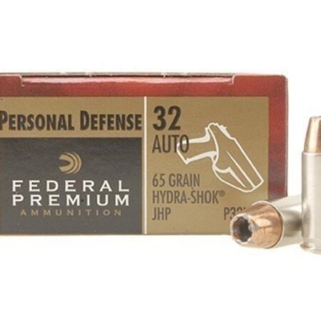 Federal Premium .32 ACP 65 Gr. Hydra-Shok JHP - Box of 20