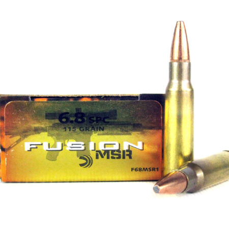 Federal Fusion MSR 6.8mm SPC 115 Gr. Spitzer Boat Tail- Box of 20