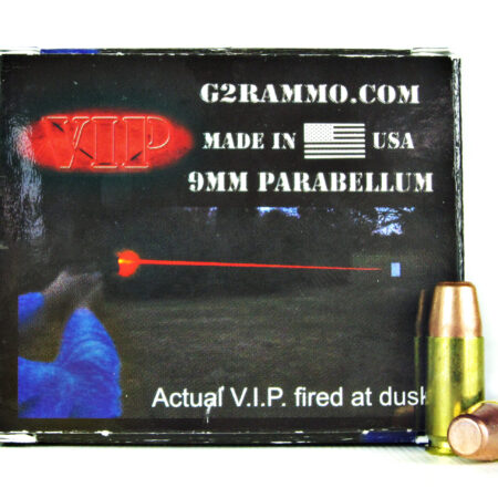 G2 Research V.I.P. 9mm Luger 95 Gr. Red Cold Tracer- Lead Free- Box of 20