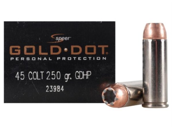 Speer Gold Dot .45 Colt 250 Gr. GDHP - Box of 20
