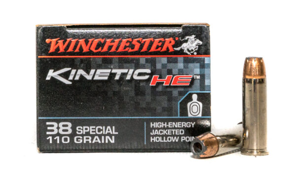 Winchester Kinetic HE .38 Special 110 Gr. High-Energy JHP- Box of 20