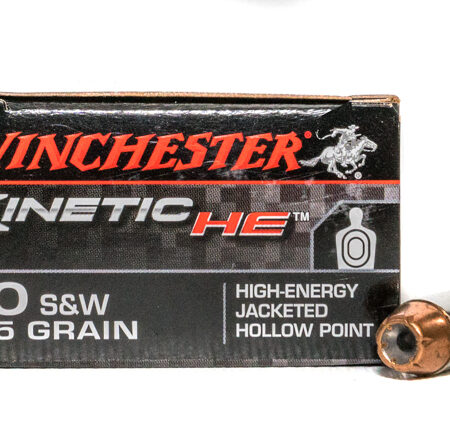 Winchester Kinetic HE .40 S&W 155 Gr. High-Energy Jacketed Hollow Point- Box of 20