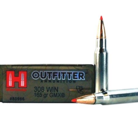 Hornady Outfitter .308 Winchester 165 Gr. GMX Boat Tail- Lead-Free- Box of 20