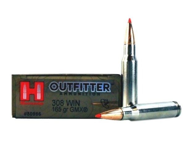 Hornady Outfitter .308 Winchester 165 Gr. GMX Boat Tail- Lead-Free- Box of 20