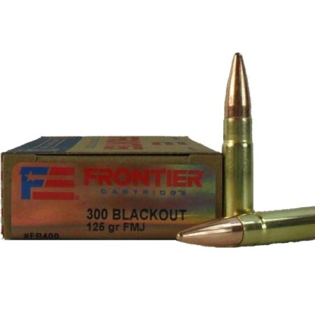 Frontier Cartridge Military Grade .300 AAC Blackout 125 Gr. Full Metal Jacket- Box of 20