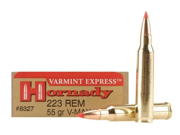 Hornady Varmint Express .223 Remington 55 Gr. V-MAX- Box of 20