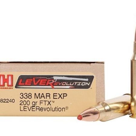 Hornady LEVERevolution .338 Marlin Express 200 Gr. FTX- Box of 20