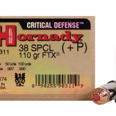 Hornady Critical Defense .38 Special +P 110 Gr. FTX- Box of 25