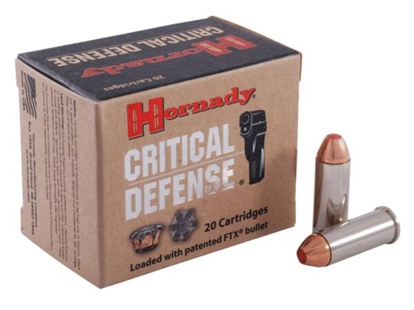 Hornady Critical Defense .44 Special 165 Gr. FTX- Box of 20
