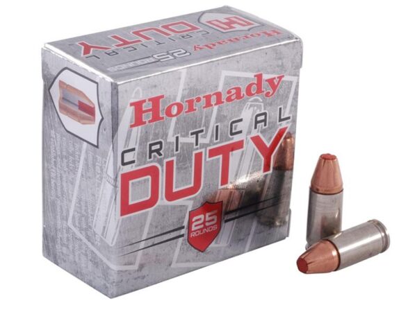 Hornady Critical Duty 9mm Luger + P 135 Gr. FlexLock- Box of 25