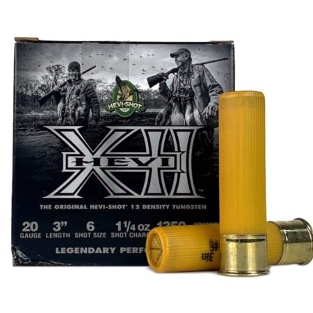 Hevi-Shot XII 20 Gauge 3" 1-1/4 oz Non-Toxic #6 Shot- Box of 25