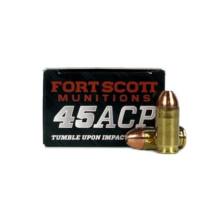 Fort Scott Munitions .45 ACP 180 Gr. TUI Solid Copper Spun- Lead Free- Box of 20