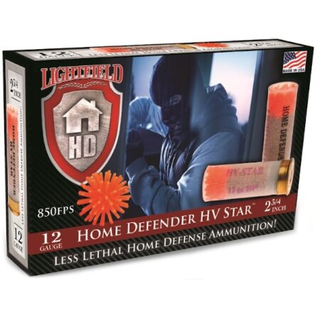 Lightfield Home Defender Less Lethal 12 Ga 2-3/4" Rubber HV Star- Box of 5
