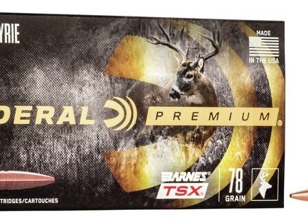 Federal Premium .224 Valkyrie 78 Gr. Barnes TSX Hollow Point Boat Tail- Lead-Free- Box of 20