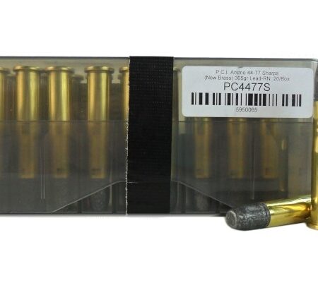 PCI .44-77 Sharps 365 Gr. Lead Round Nose Flat Point- Box of 20