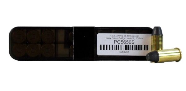 PCI .56-50 Spencer 340 Gr. Lead Round Nose Flat Point- Box of 20