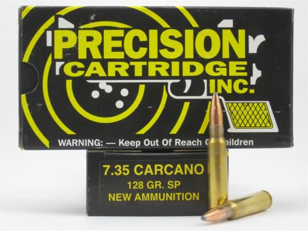 PCI 7.35x51 Carcano 128 Gr. Soft Point- Box of 20