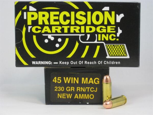 PCI .45 Winchester Magnum 230 Gr. Round Nose TCJ- Box of 50
