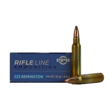 Prvi Partizan .223 Remington 62 Gr. Full Metal Jacket Boat Tail- Box of 20