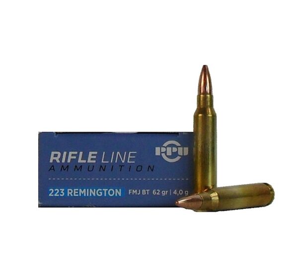 Prvi Partizan .223 Remington 62 Gr. Full Metal Jacket Boat Tail- Box of 20