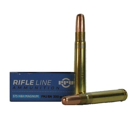 Prvi Partizan .375 H&H Magnum 300 Gr. Full Metal Jacket Round Nose- Box of 10