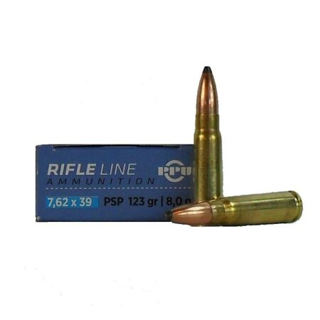 Prvi Partizan 7.62x39mm 123 Gr. Pointed Soft Point Boat Tail- Box of 20