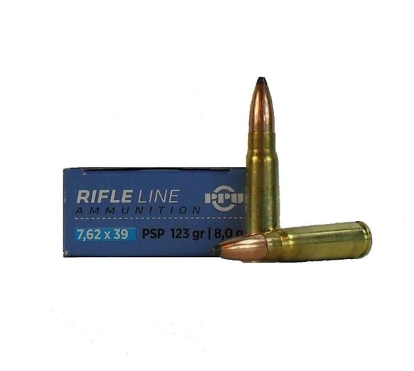 Prvi Partizan 7.62x39mm 123 Gr. Pointed Soft Point Boat Tail- Box of 20