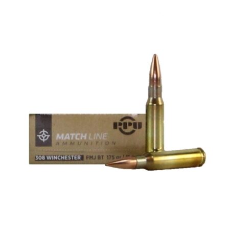 Prvi Partizan Match .308 Winchester 175 Gr. Full Metal Jacket Boat Tail- Box of 20