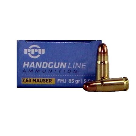 Prvi Partizan .30 Mauser (7.63 Mauser) 85 Gr. Full Metal Jacket- Box of 50