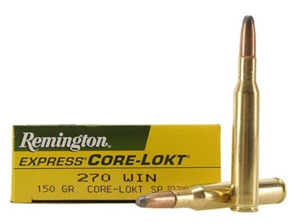 Remington .270 Win 150 Gr. Core-Lokt SP - Box of  20