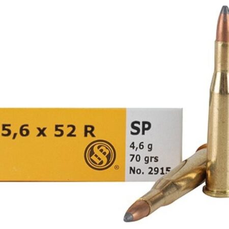 Sellier & Bellot .22 Savage (5.6x52mm) 70 Gr. SP - Box of 20