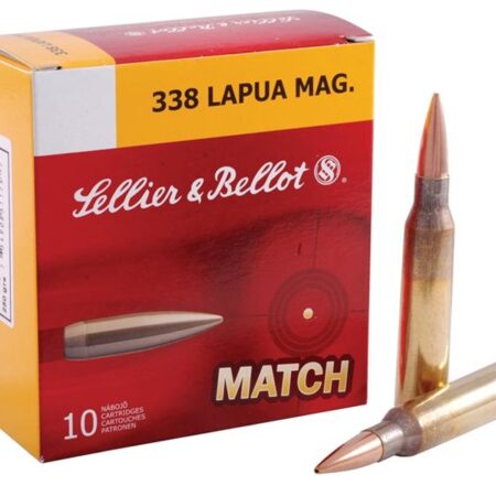 Sellier & Bellot .338 Lapua 300 Gr. BTHP- Box of 10