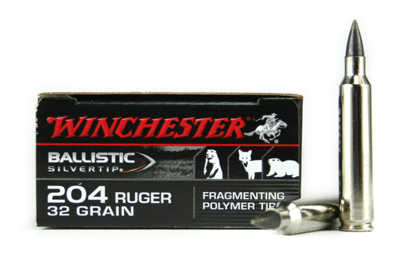 Winchester Supreme .204 Ruger 32 Gr. Ballistic Silvertip- Box of 20
