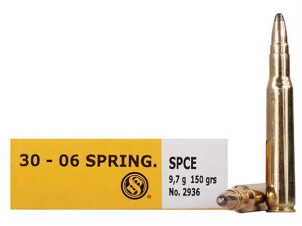Sellier & Bellot .30-06 Springfield 150 Gr. SPCE- Box of 20