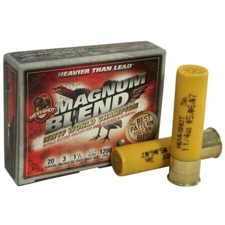 Hevi-Shot Magnum Blend 20 Gauge 3" 1-1/4 oz #5,6,7 Blend Shot- Box of 5